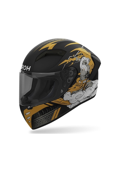 Airoh Connor Zeus Motosiklet Kaskı Matt Altın - Siyah