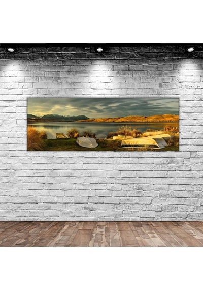 Bk Home Manzara Panorama Kanvas Tablo 100X35Cm-7 (489412997)