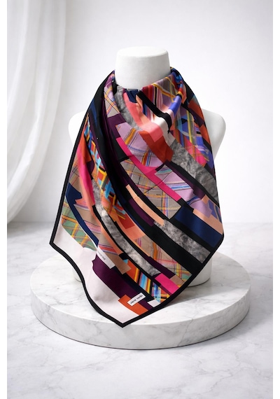 Aker Pierre Cardin Polyester Twill Eşarp -7669799 Çok Renkli