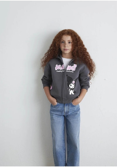 Mavi Loose Fit Gri Kız Çocuk Sweatshirt M7s10167-85309 Gri