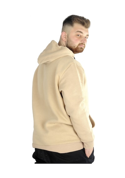 Mode Xl Erkek Sweatshirt Kapşonlu Pocket Basic 20562 Bej 001