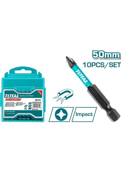 Total Darbeli 50mm Ph2 Bits Ucu