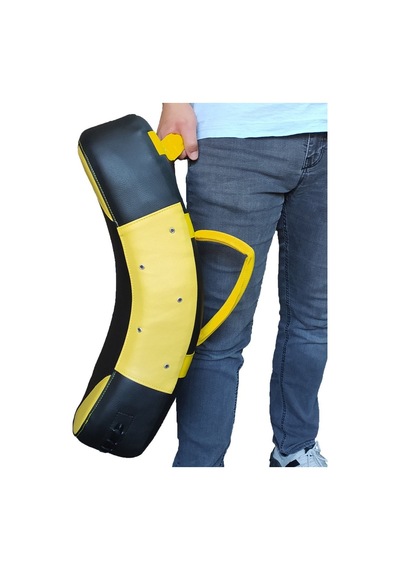 Aksaspor Leon Curved Büyük Boy Darbe Yastığı Kick-Boks Lowkick Pads 5016