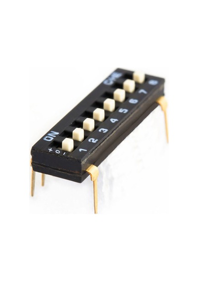 Tristate 8li Dip Switch 8 Pin Siyah Anahtar Açık Kapalı Seçim Adres Ayar + Off - Pull Up/Down