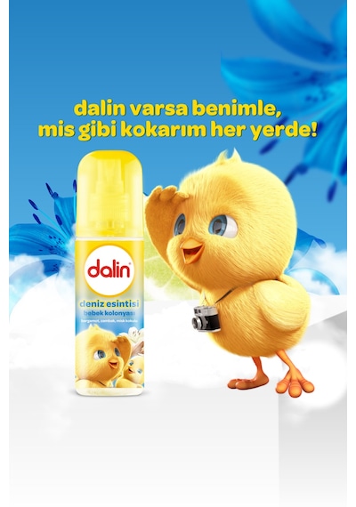 3 Adet Dalin Sprey Kolonya Deniz Esintisi 150ml