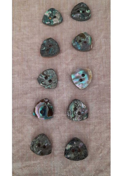 Doğal Hakiki İnci Midye Kabugu Düğme 17 Mm 10 Adet