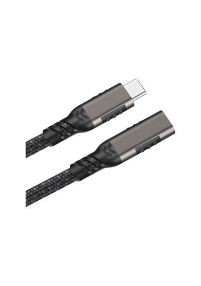 Lexroo Extension Usb3.2 Type-c Pd Uzatma Kablosu 100w 20gbps 4k 60hz 0.2 Metre - Siyah
