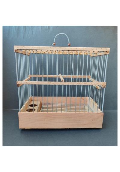 Çotanaklar Kafes Ahşap Tel Geçme Izgaralı Kafes 28 x 27 x 17 CM