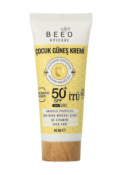 Bee'o Propolisli Yüksek Koruma Çocuk Güneş Kremi, 50+ Spf, 80 Ml