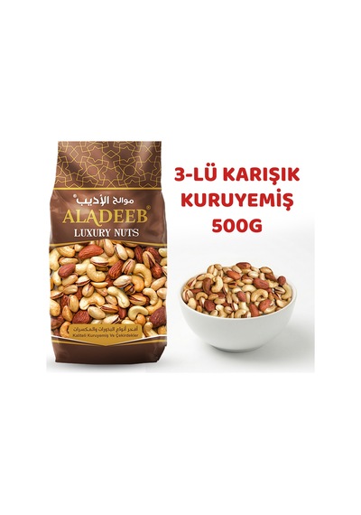 3-lü Karışık Kuruyemiş 500 Gram
