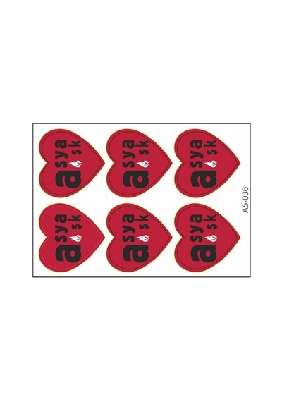 A5 Sticker 048 Tek Paket Çoklu Sticker Standart