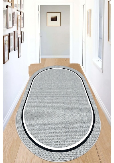 Chilai Home Rowng Füme Dekoratif Halı Djt Oval Füme