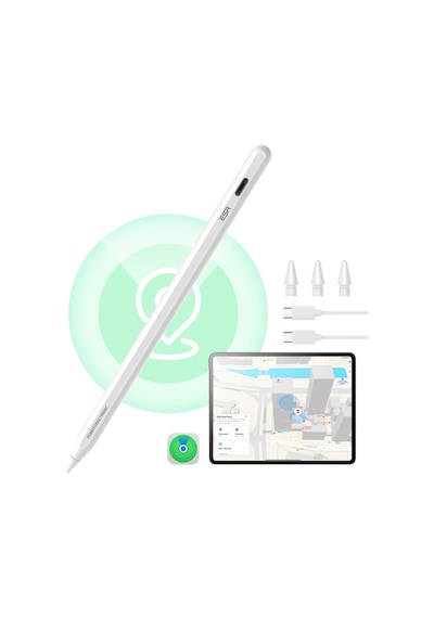 Geo Apple iPad Uyumlu Find My Özellikli Type-c Şarj Girişli Dijital Dokunmatik Kalem