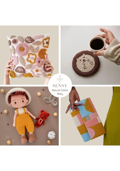 Premium Amigurumi İpi Punch Panç Baby Soft Cotton 50 Gr Örgü İp Açık Somon