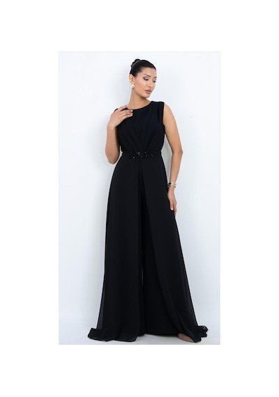 Dorne Moda Özel Koleksiyon Şifon Pelerinli Abiye Tulum - Kruvaze Yaka Boncuk Kemer Detaylı Geniş Paça Tulum - Düğün - Mezuniyet - Ofis Şıklığı Siyah Siyah Dorne Moda Özel Koleksiyon Şifon Pelerinli Abiye Tulum - Kruvaze Yaka Boncuk Kemer Detaylı Geniş Paça Tulum - Düğün - Mezuniyet - Ofis Şıklığı Siyah Siyah