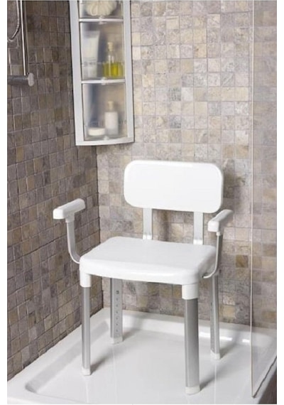 Primanova M-kv19-01 Cappadocia Sırt Ve Kol Destekli Banyo Sandalyesi Sku: Smg8690010157423 Açık Gri