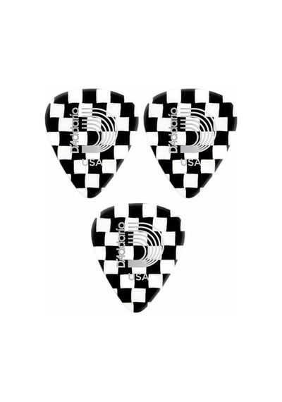 1ccb2 Gitar Penası 3 Adet Dama Checkerboard 0,50mm.