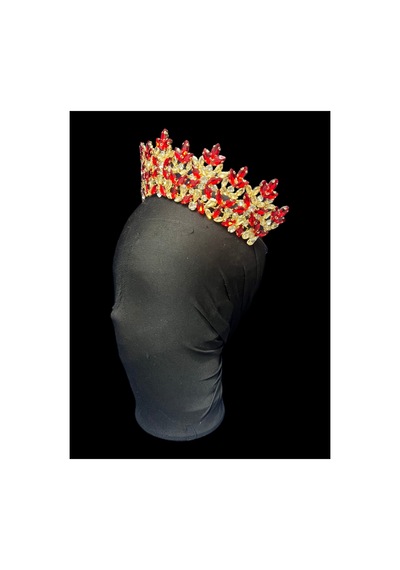 Golden Night Crown-gelin,kına,nişan,söz,after,bride,party Taç Kırmızı - 889679471 Kırmızı