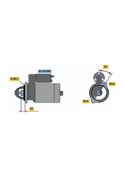 BOSCH 1107403 Marş Motoru