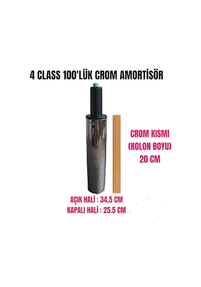Sandofis 4 Class 100'lük Krom Amortisör