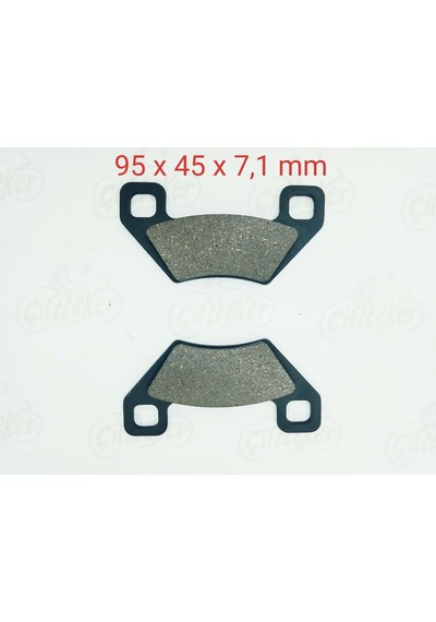 Atv 250 Fren Disk Balata Kare Delik 2 Kulak Fa395 (541240825)
