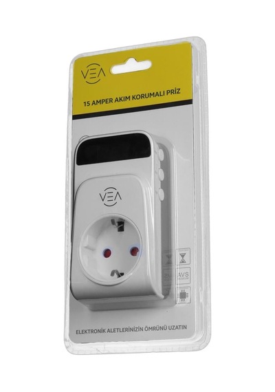 Xtechnx Cihan25530 Vea Ve-25530 15a 3520w Tekli Dijital Göstergeli Akım Korumalı Priz Aşırı Yüksek Gerilim Kod:25530 1.5 M Xtechnx Cihan25530 Vea Ve-25530 15a 3520w Tekli Dijital Göstergeli Akım Korumalı Priz Aşırı Yüksek Gerilim Kod:25530 1.5 M