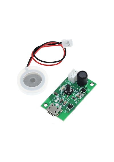 Alkatronik-Micro Usb Ultrasonik Nem Üretici Devre + Seramik Disk Transducer