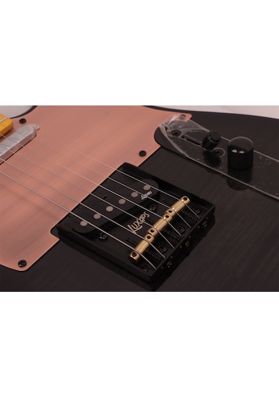 Luxars S-g27 Max Tbk Telecaster Elektro Gitar Transparent Black