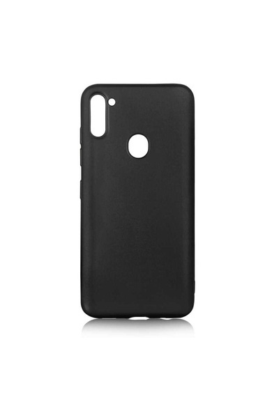 Samsung Galaxy M11 Kılıf Zore Premier Silikon Kapak - Siyah Black