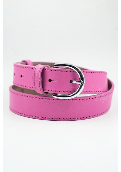 Parscraft Kadın Kemer Hakiki Deri 3 Cm Pembe