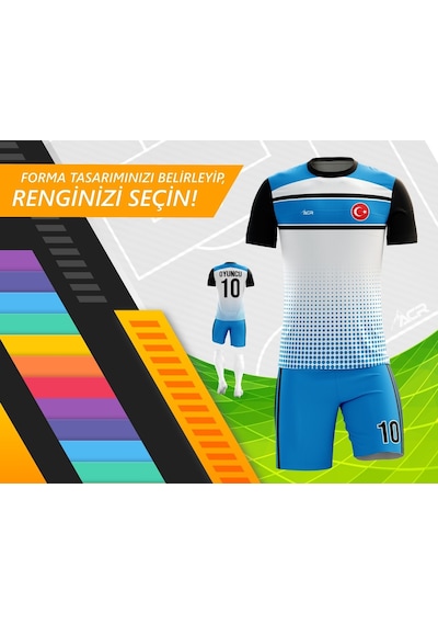 Acr Giyim Kişiye Özel Futbol Forması - Dizayn : Bant
