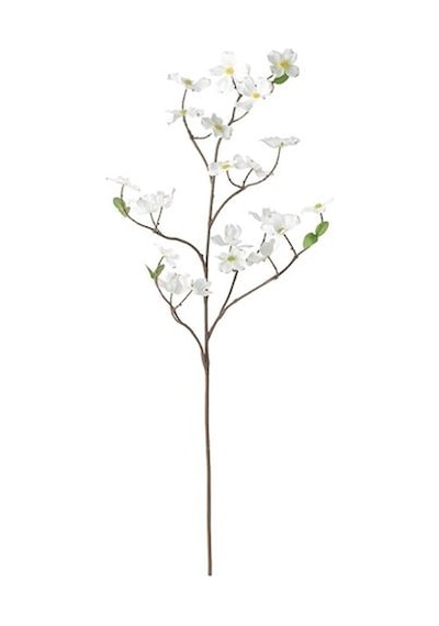 Ikea Smycka Yapay Çiçek, Beyaz, 100 Cm, Kızılcık Ağacı