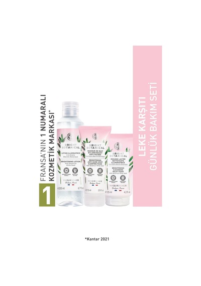 Yves Rocher Leke Karşıtı Günlük Bakım Seti-yüz Yıkama Köpüğü 125ml &tonik 200 Ml & Uyku Maskesi 75 Ml