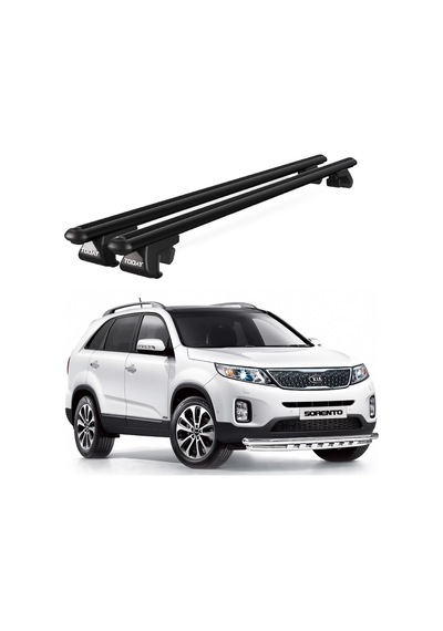Venüs Kia Sorento 2010-2014 Uyumlu Siyah Ara Atkı Port Bagaj Tavan Barı
