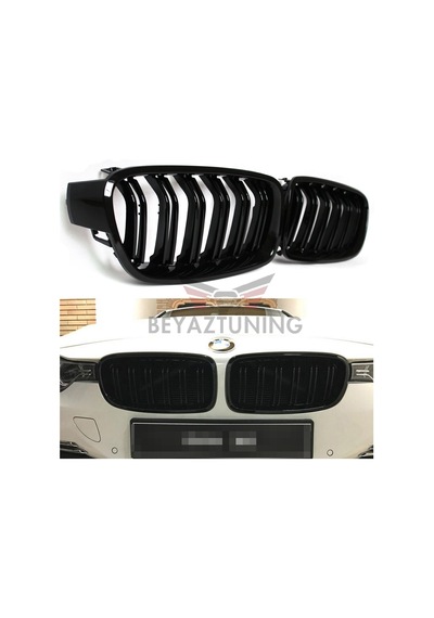 Bmw 3 Serisi F30 Ön Panjur Böbrek M3 Model Oem Çift Tırnak