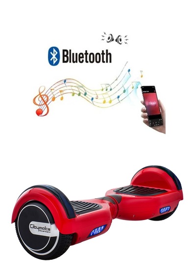 Citymate Hoverboard Elektrikli Kaykay Bluetooth 6.5 Kırmızı