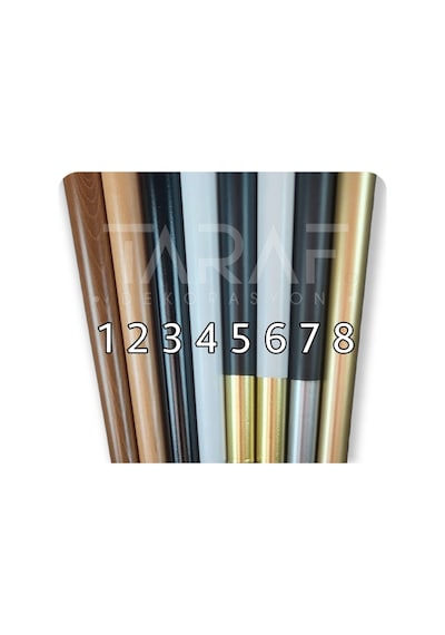 Gürgen Ahşap Sandalye Sehpa Ayağı Metrik-8 Vidalı 42 Cm - 4 Adet Naturel Renk
