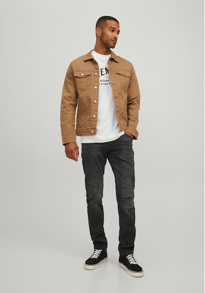 Jack & Jones Glenn Flox 124 Slim Fit Jean 12201946 Black Denim