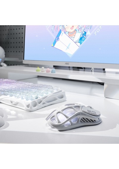 Gravastar Mercury M2 Rgb 26.000 Dpı Optik Gaming Mouse, Kablosuz, Opaline White