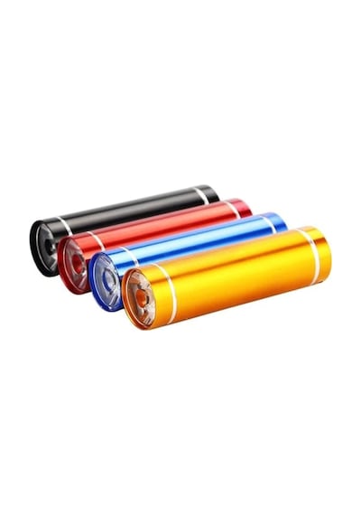 Powermaster Power Led'li 3 Aaa Pil Metal Kasa Duracell Tip Fener Tekli Çok Renkli