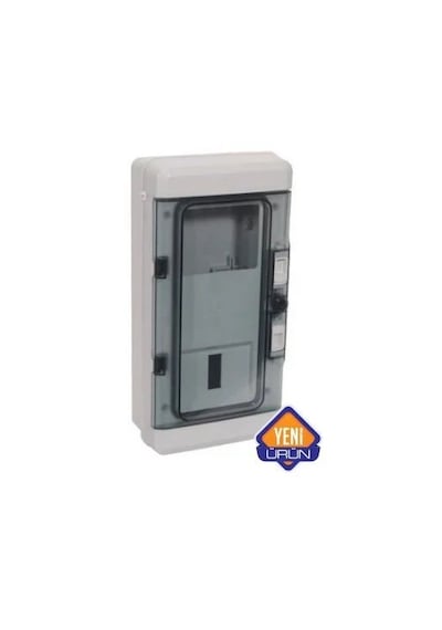 Cetsan Monofaze Sayaç Kutusu Ip65 5 Sigorta - Şeffaf Pm.0854-1