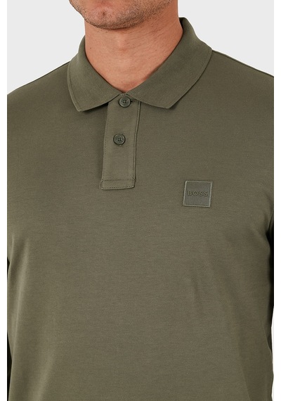 Boss Erkek Polo Yaka Sweat 50507704 342 Haki Haki