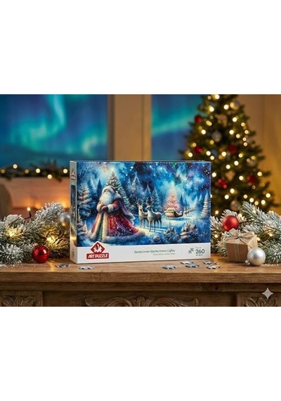 Kuzey Işıkları Ve Baba 260 Parça Puzzle