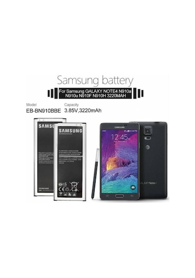 Samsung Uyumlu, Galaxy Note 4 Batarya Pil