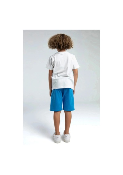 Rolypoly Erkek Çocuk Bermuda Takım - Beyaz/cobalt Beyaz/cobalt