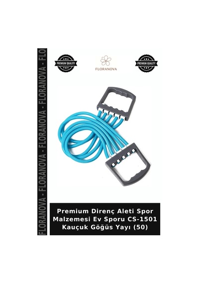 Premium Direnç Aleti Spor Malzemesi Ev Sporu Cs-1501 Kauçuk Göğüs Yayı 50