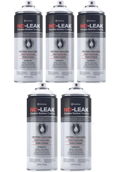 Noleak Fixtime 5'li Paket Paket Su Izolasyon Sızıntı Onarım Spreyi Su Geçirmez
