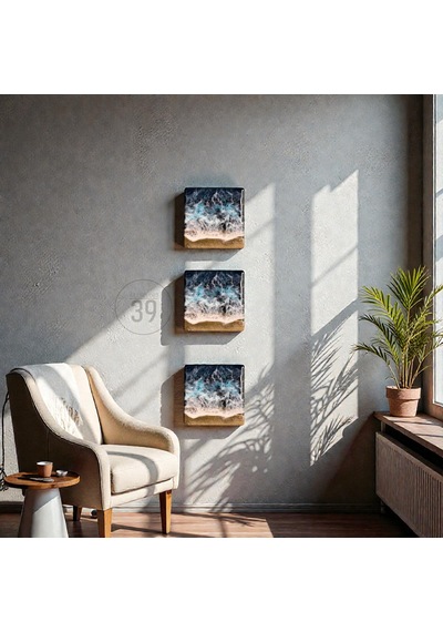 Atlantik Okyanusu İlhamlı Mini Epoksi Deniz Tablosu, El Yapımı Duvar Sanatı, 15x15 & 20x20 Cm Dekoratif Masa & Duvar Tablosu 1 Adet Atlantik Okyanusu İlhamlı Mini Epoksi Deniz Tablosu, El Yapımı Duvar Sanatı, 15x15 & 20x20 Cm Dekoratif Masa & Duvar Tablosu 1 Adet