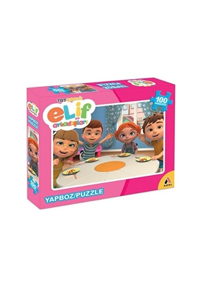 Adel Elif Ve Arkadaşları 100 Parça Puzzle