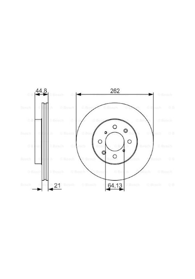 Honda Civic Eu 1.6 2001-2005 Bosch Ön Disk 2 Adet